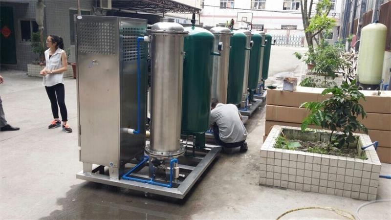 臭氧發(fā)生器，500克氧氣源臭氧發(fā)生器牛仔洗滌現(xiàn)場視頻